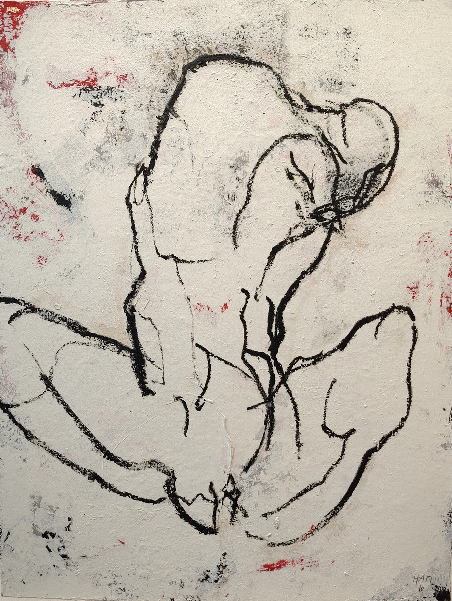 Mlenek "Dynamik des Körpers", 2010, WE16, 106 x 80 cm