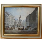 Künstler 20.Jhdt. "Wien Hoher Markt um 1900"