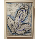 Mlenek, 22-18, "Rapsody in blue", 2019, 54 x 49 cm